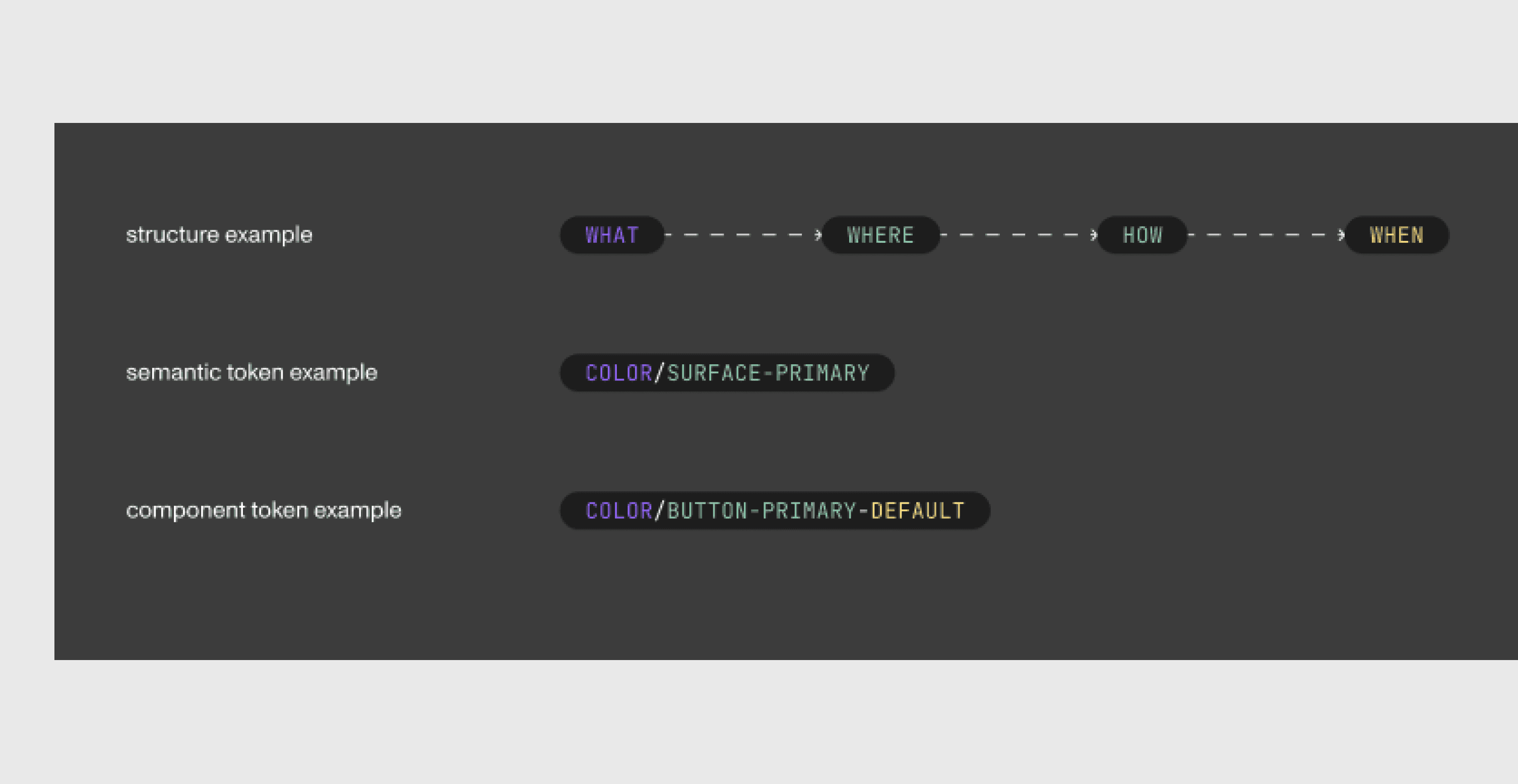 Coda brand tokens across light and dark interfaces
